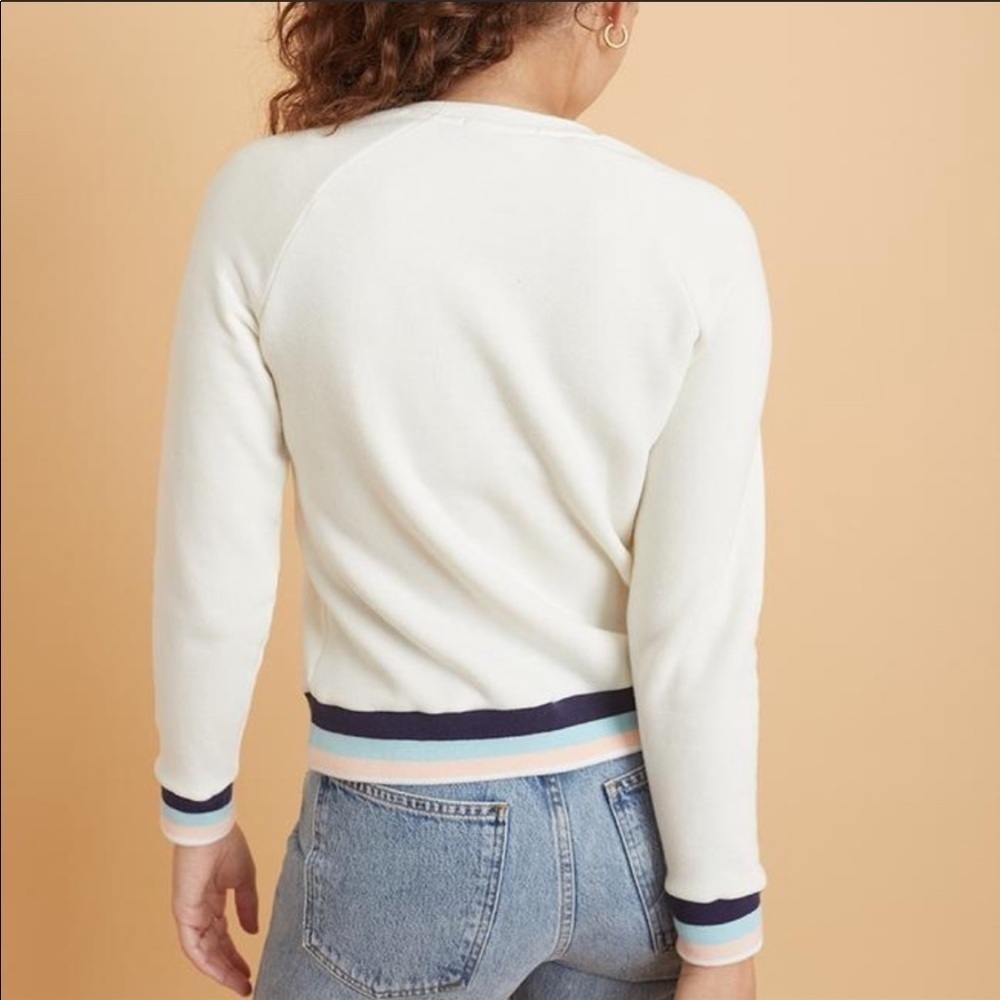 Marine Layer Jenny Retro Rib sweatshirt NWT s - Picture 4 of 12